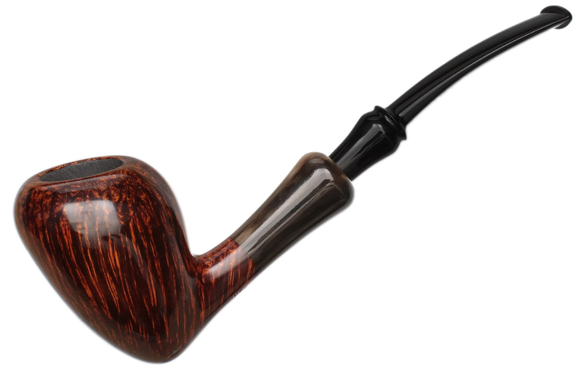 Abe Herbaugh Peewit Two Pipe Set with Horn and Bamboo
