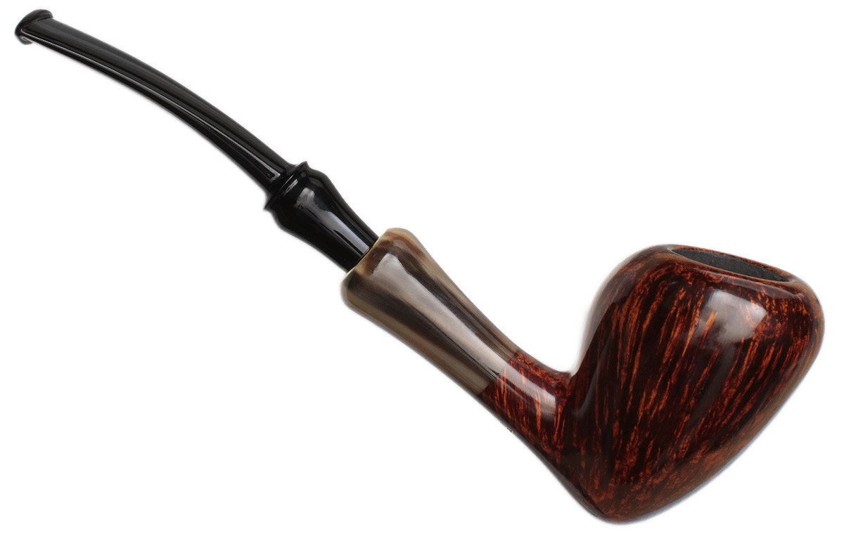 Abe Herbaugh Peewit Two Pipe Set with Horn and Bamboo