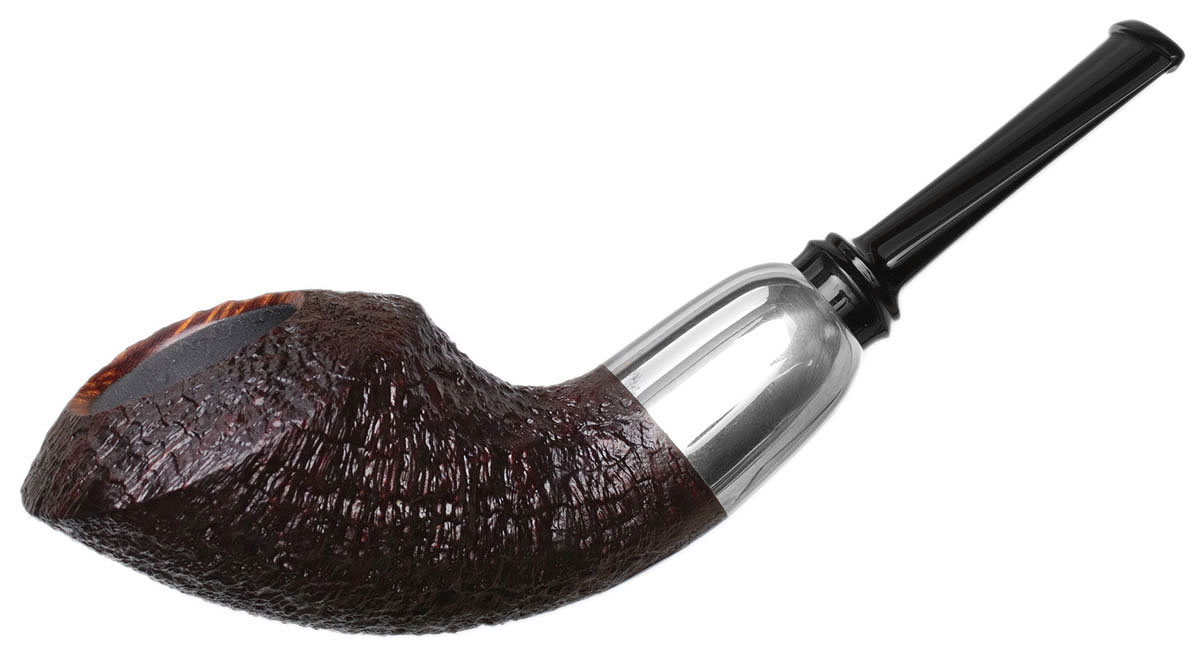 Abe Herbaugh Sandblasted Horn with Silver