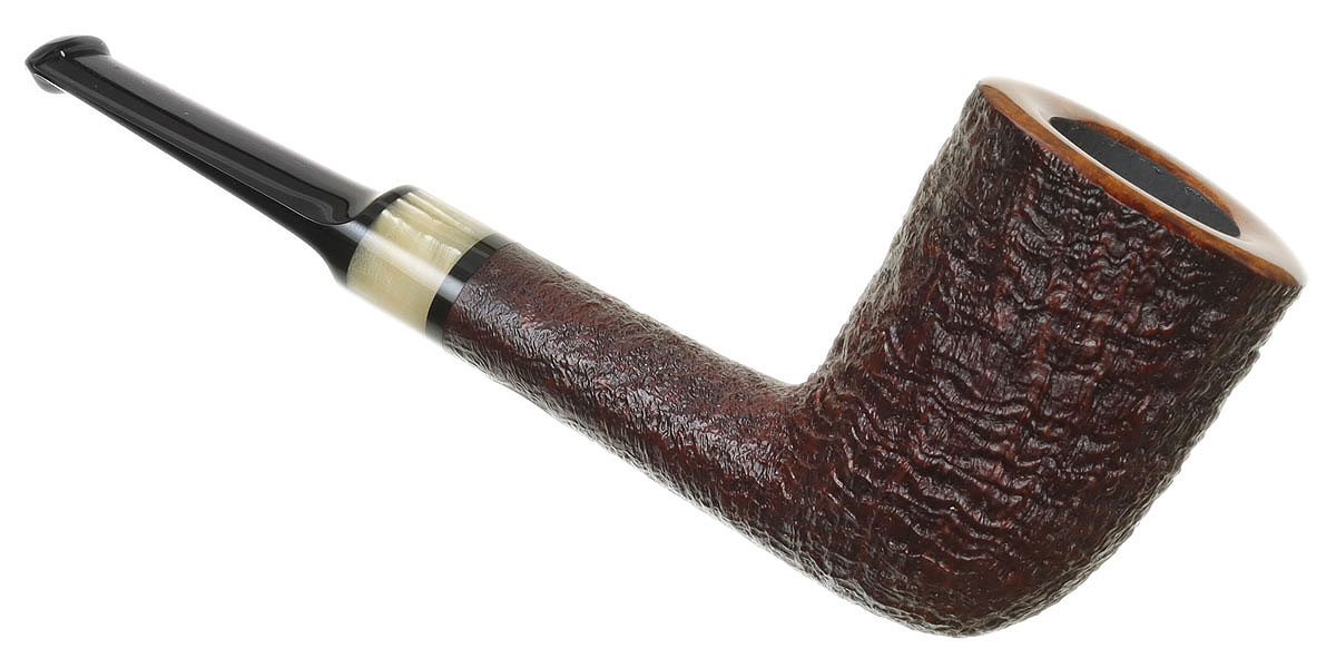 Sandblasted Dublin with Musk Ox Horn Tobacco Pipe