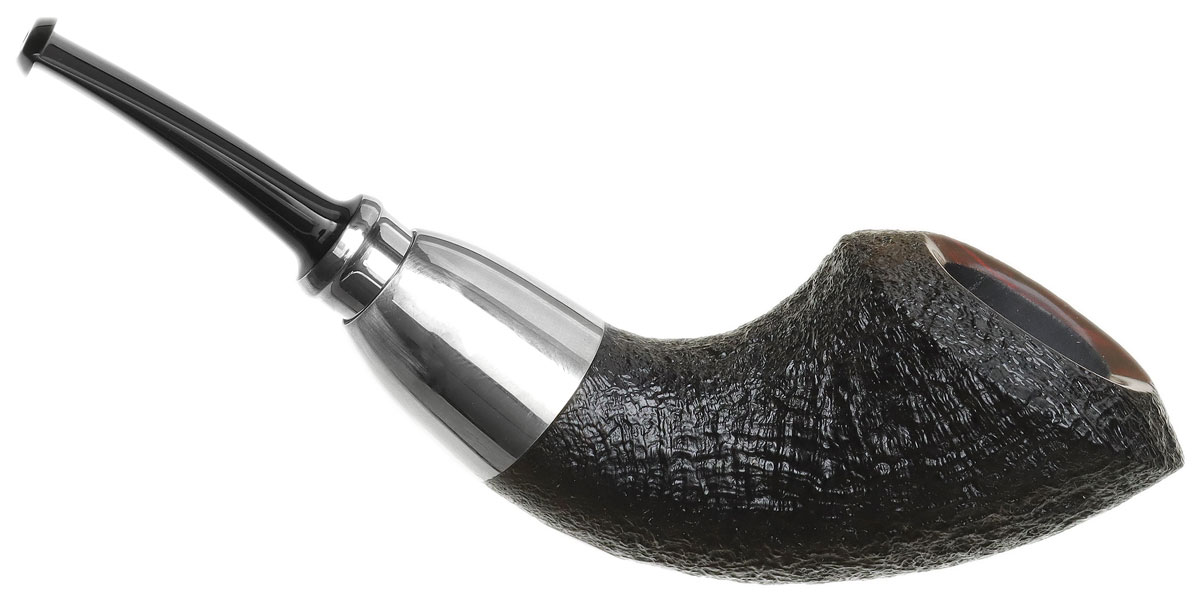 Abe Herbaugh Sandblasted Horn with Silver Spigot
