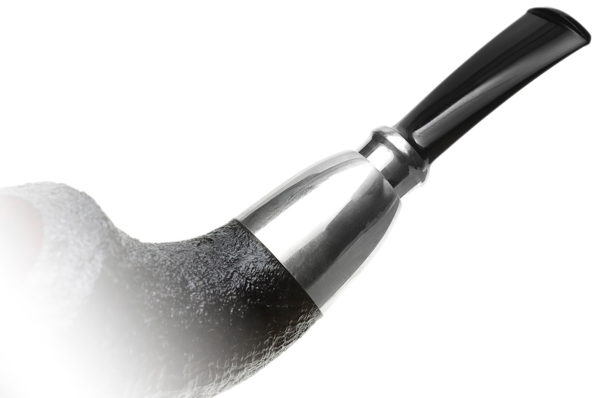 Abe Herbaugh Sandblasted Horn with Silver Spigot