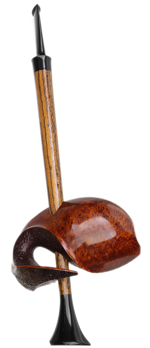 Abe Herbaugh Partially Sandblasted Speared Fish with Bocote