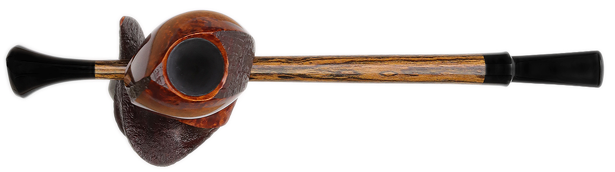 Abe Herbaugh Partially Sandblasted Speared Fish with Bocote