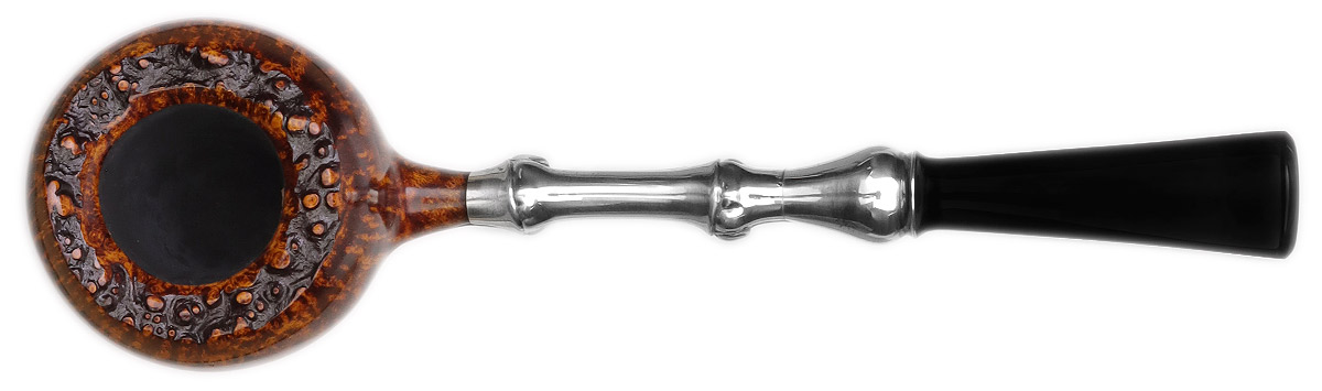 Abe Herbaugh Smooth Tomato with Silver Bamboo (Crane)
