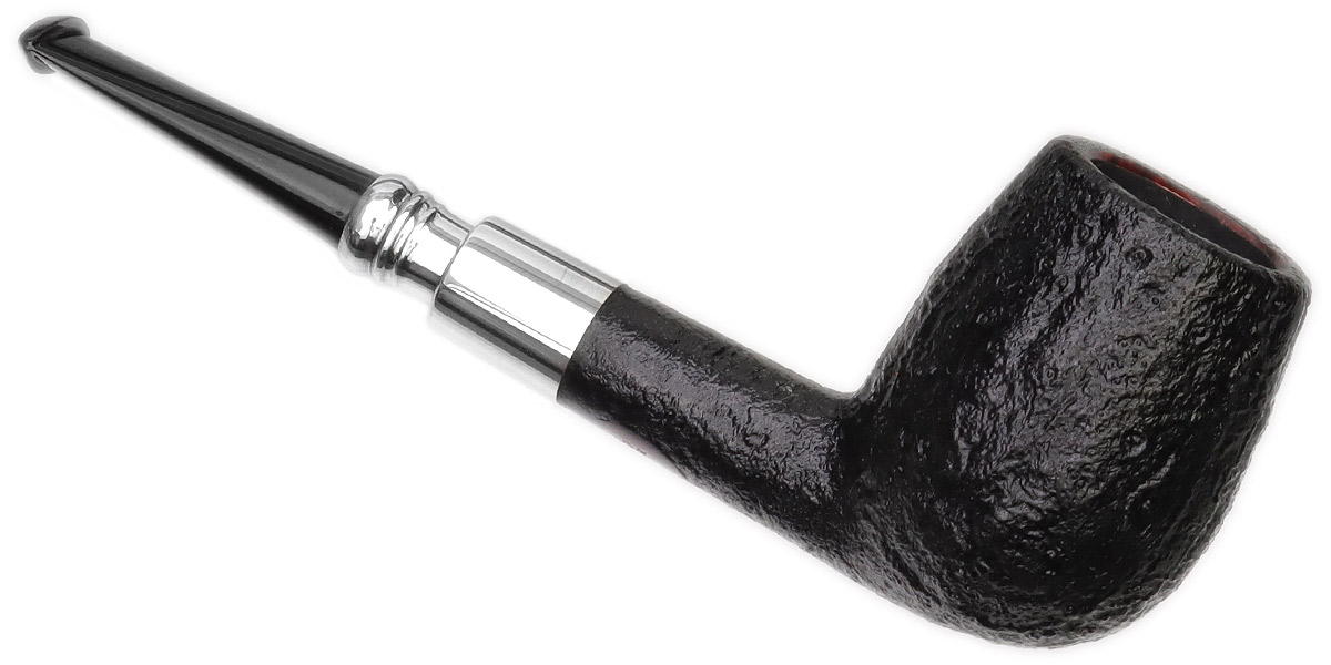 Abe Herbaugh Sandblasted Billiard with Silver Spigot