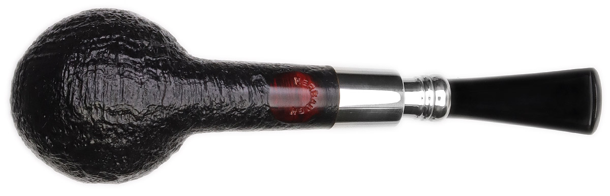 Abe Herbaugh Sandblasted Billiard with Silver Spigot