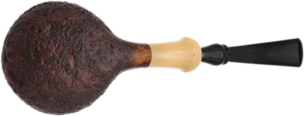 Abe Herbaugh Sandblasted Asymmetrical Tomato with Horn