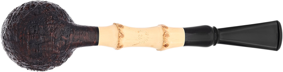 Abe Herbaugh Sandblasted Billiard with Bamboo