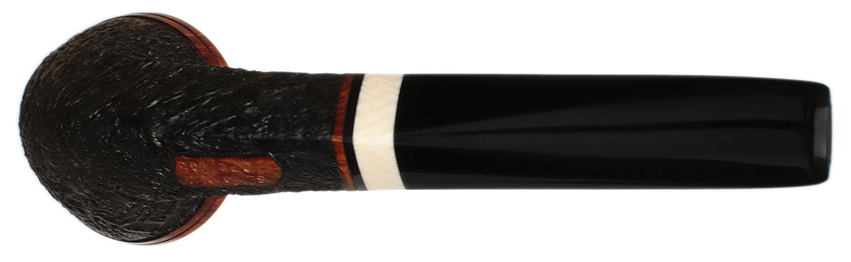 Scott Thile Partially Sandblasted Bent Bulldog Two Pipe Set with Stand and Tamper (OP2) (435) (436)