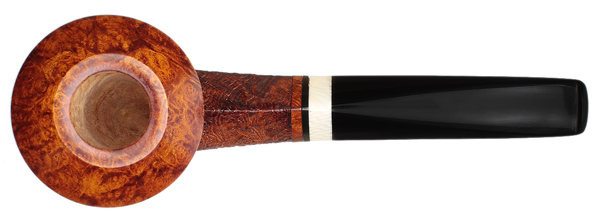 Scott Thile Partially Sandblasted Bent Bulldog Two Pipe Set with Stand and Tamper (OP2) (435) (436)