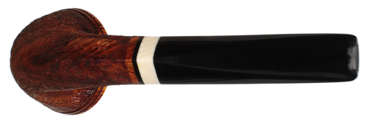 Scott Thile Partially Sandblasted Bent Bulldog Two Pipe Set with Stand and Tamper (OP2) (435) (436)