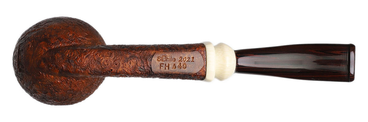 Scott Thile Sandblasted Bent Apple with Ivorite (FH) (449)