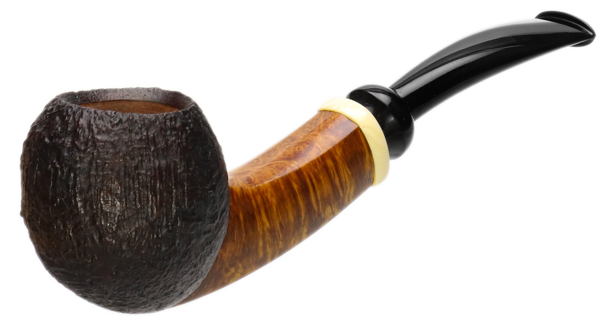 Scott Thile Partially Sandblasted Bent Apple with Ivorite (FH) (451)