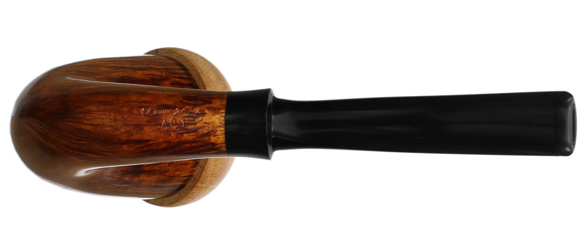 Scott Thile Smooth Calabash with Bocote, Zebrawood, and Maple (491) (with Tamper and Stand)