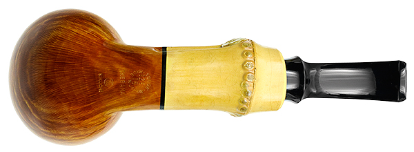 Tsuge Ikebana Smooth Bent Egg with Bamboo (Kikuchi) (F) (125)