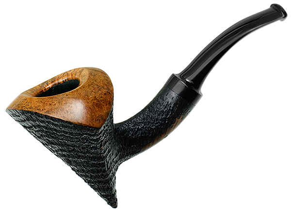 Tsuge Ikebana Sandblasted Freehand (Ohi) (E) (068)