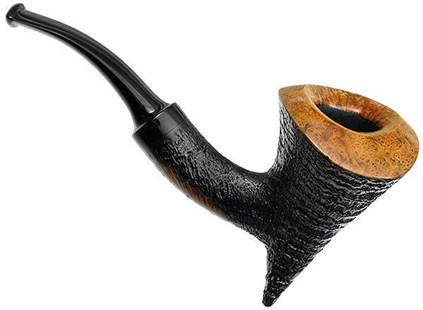 Tsuge Ikebana Sandblasted Freehand (Ohi) (E) (068)