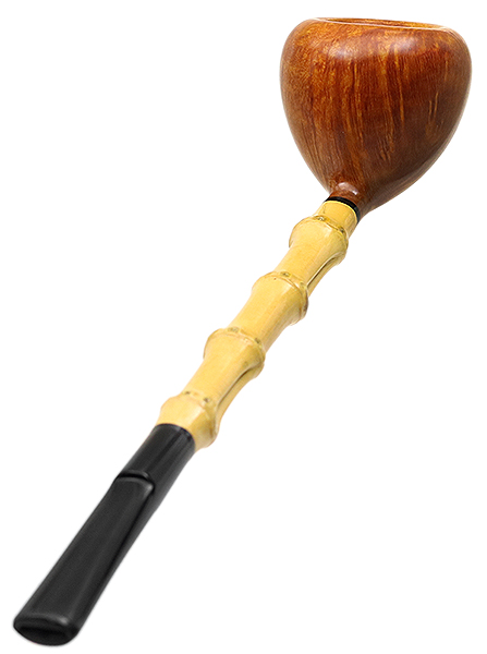 Tsuge Ikebana Smooth Acorn with Bamboo (Kikuchi) (E) (012)