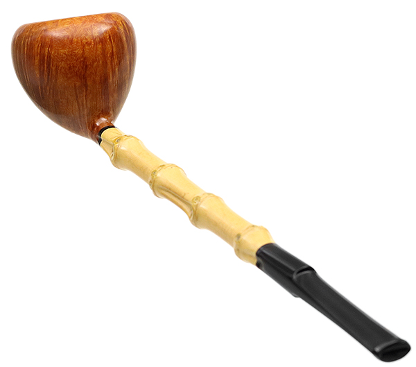 Tsuge Ikebana Smooth Acorn with Bamboo (Kikuchi) (E) (012)