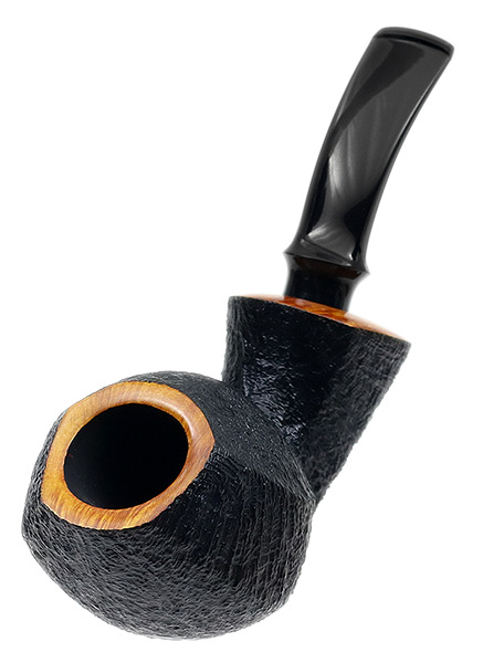 Tsuge Ikebana Sandblasted Bent Egg (F) (319)