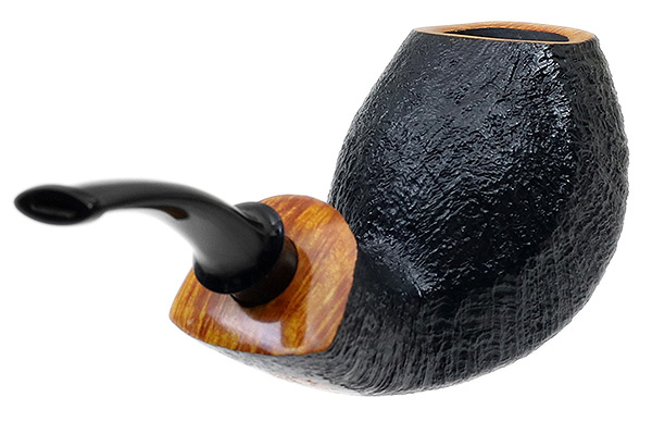 Tsuge Ikebana Sandblasted Bent Egg (F) (319)