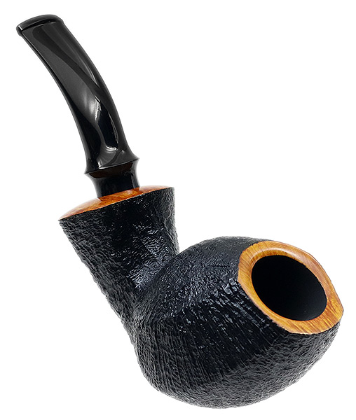 Tsuge Ikebana Sandblasted Bent Egg (F) (319)
