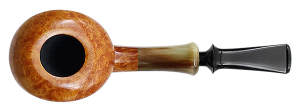 Tsuge Ikebana Smooth Bent Dublin with Horn (Kikuchi) (F) (124)