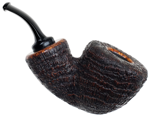 Tsuge Ikebana Sandblasted Bent Dublin Reverse Calabash (Ohi) (G) (225)