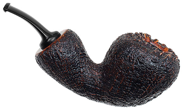 Tsuge Ikebana Sandblasted Bent Acorn Reverse Calabash (Ohi) (H) (236) (2016)