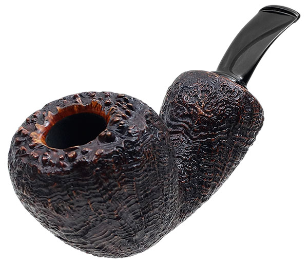 Tsuge Ikebana Sandblasted Bent Acorn Reverse Calabash (Ohi) (H) (236) (2016)