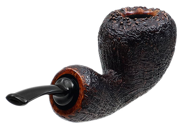 Tsuge Ikebana Sandblasted Bent Acorn Reverse Calabash (Ohi) (H) (236) (2016)