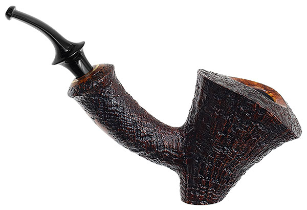 Tsuge Ikebana Sandblasted Bent Dublin Sitter (Ohi) (H) (228) (2016)