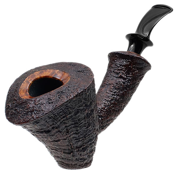 Tsuge Ikebana Sandblasted Bent Dublin Sitter (Ohi) (H) (228) (2016)