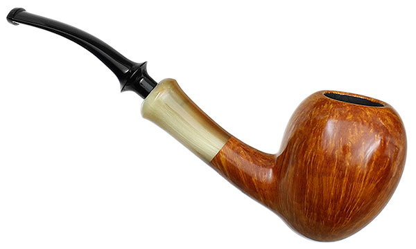 Tsuge Ikebana Smooth Bent Acorn with Horn (Fukuda) (J) (280) (2015)