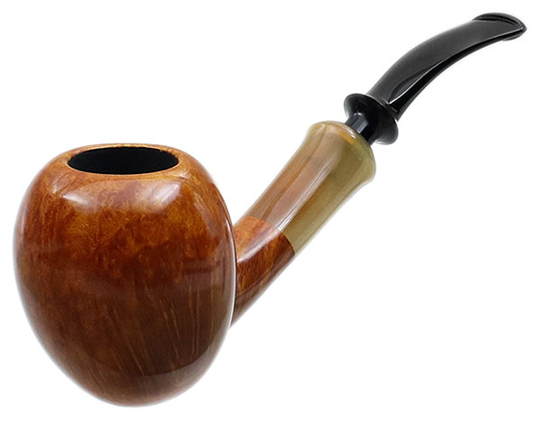 Tsuge Ikebana Smooth Bent Acorn with Horn (Fukuda) (J) (280) (2015)