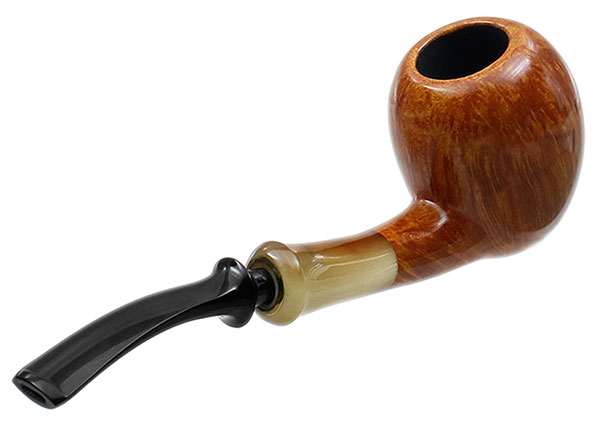 Tsuge Ikebana Smooth Bent Acorn with Horn (Fukuda) (J) (280) (2015)