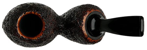 Tsuge Ikebana Sandblasted Blowfish Reverse Calabash (Ohi) (F) (230) (2016)