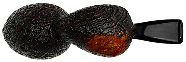 Tsuge Ikebana Sandblasted Blowfish Reverse Calabash (Ohi) (F) (230) (2016)