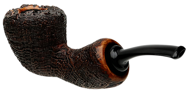 Tsuge Ikebana Sandblasted Bent Dublin Reverse Calabash (Ohi) (G) (223) (2016)