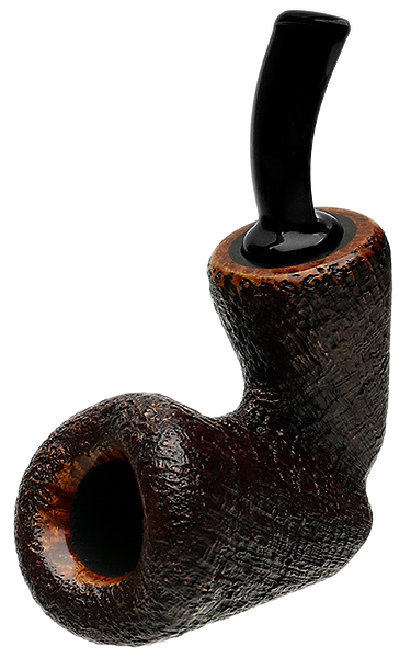 Tsuge Ikebana Sandblasted Bent Dublin Sitter Reverse Calabash (Ohi) (G) (023) (2018)