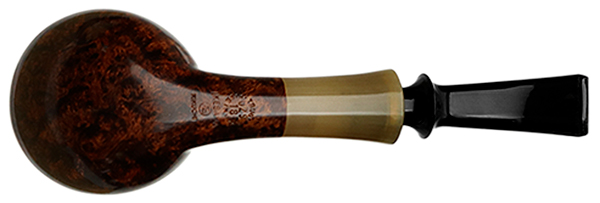 Tsuge Ikebana Smooth Bent Brandy with Horn (Kikuchi) (F) (025) (2018)