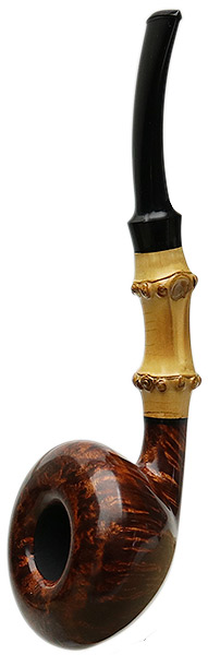 Tsuge Ikebana Smooth Acorn with Bamboo (Kikuchi) (G) (027) (2018)