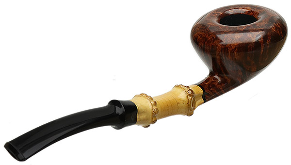 Tsuge Ikebana Smooth Acorn with Bamboo (Kikuchi) (G) (027) (2018)