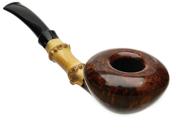 Tsuge Ikebana Smooth Acorn with Bamboo (Kikuchi) (G) (027) (2018)