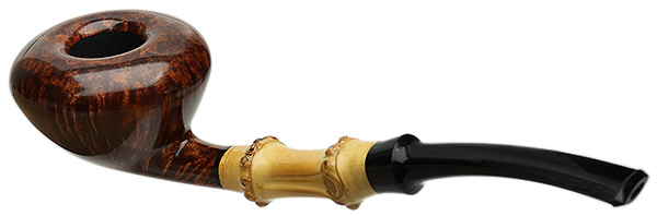 Tsuge Ikebana Smooth Acorn with Bamboo (Kikuchi) (G) (027) (2018)
