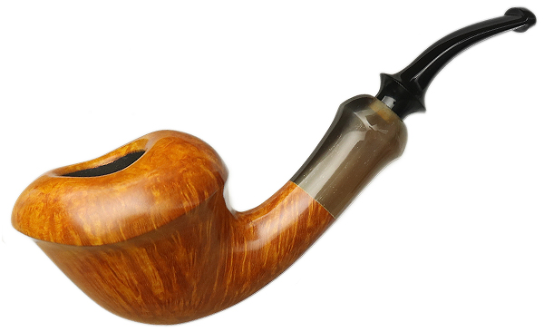 Tsuge Ikebana Smooth Bent Dublin with Horn (Fukuda) (M) (043) (2015)