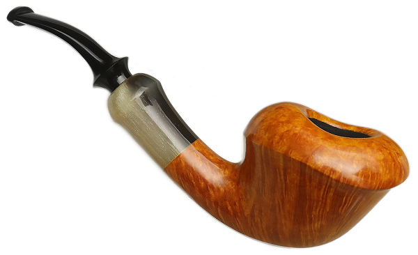 Tsuge Ikebana Smooth Bent Dublin with Horn (Fukuda) (M) (043) (2015)