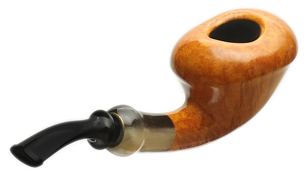 Tsuge Ikebana Smooth Bent Dublin with Horn (Fukuda) (M) (043) (2015)