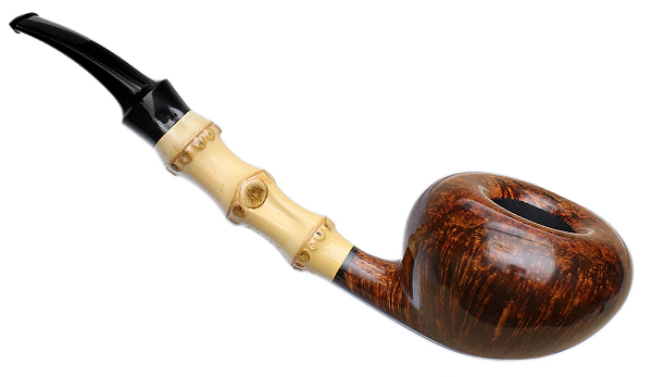 Tsuge Ikebana Smooth Tomato with Bamboo (Kikuchi) (F) (2018)